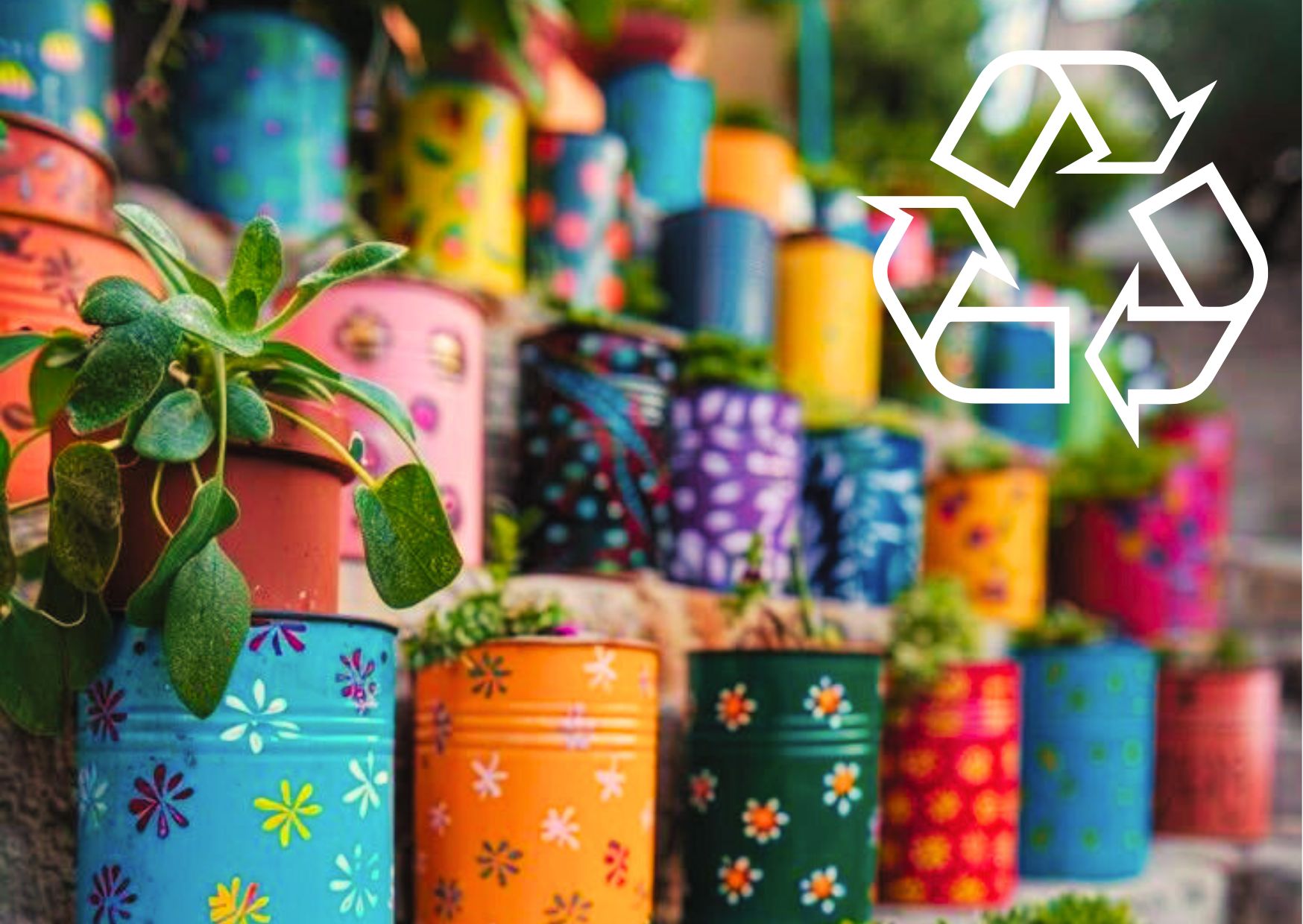 Kvetináč - recykláč pre deti